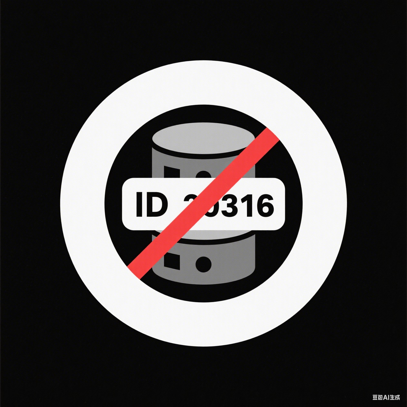 移除数据库Id工具图标